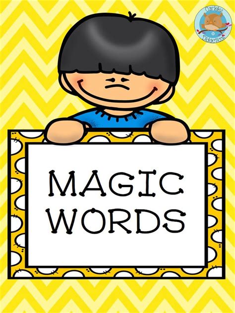 PALABRAS MÁGICAS | Magic words, Magic words list, Teacher classroom ...