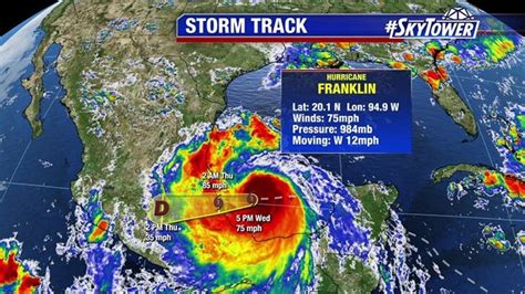 Hurricane Franklin, first of 2017 season, forms east of Mexico | FOX 13 Tampa Bay