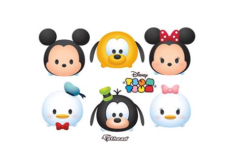 Mickey and Friends Tsum Tsum Collection Wall Decal | Shop Fathead® for Mickey Mouse Decor