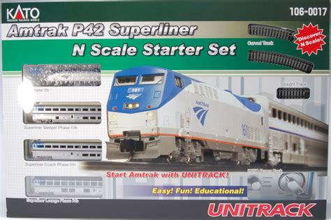 Kato 106-0017 Amtrak P42 Starter set - STARTER SETS - N SCALE