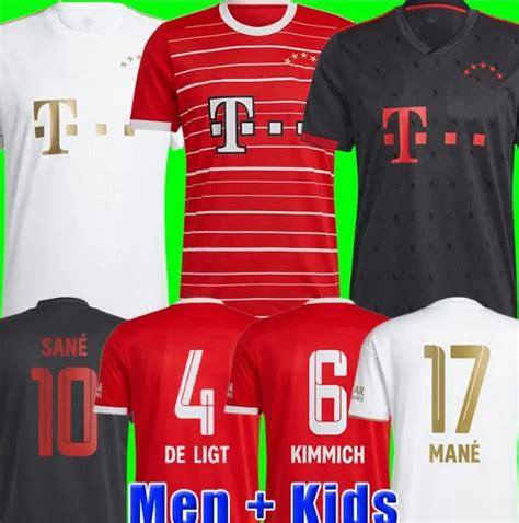 DE LIGT Soccer Jersey 22 23 MANE SANE HERNANDEZ BAYERN MUNICH GNABRY GORETZKA COMAN MULLER ...