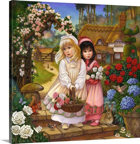 Snow White and Rose Red Wall Art, Canvas Prints, Framed Prints, Wall Peels | Great Big Canvas