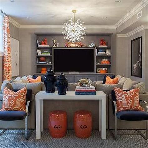 11 Sample Orange And Gray Decorating Ideas Simple Ideas | Home ...