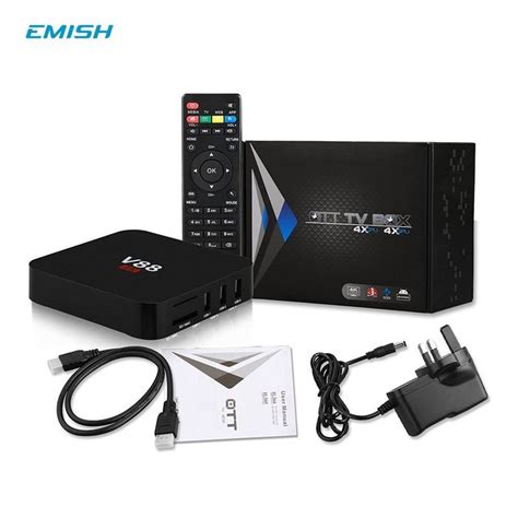 KODI 4K Android Tv Box, 1080P Smart Multimedia Player, Internet ...