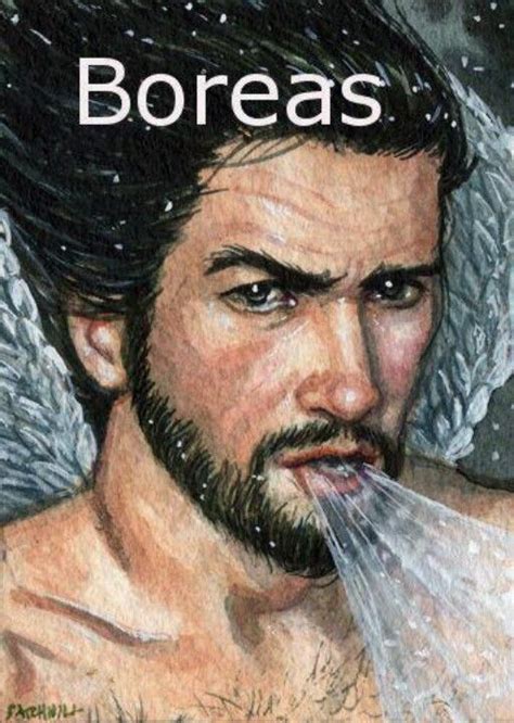 Boreas: God of the north wind. | Greek mythology gods, Greek and roman ...