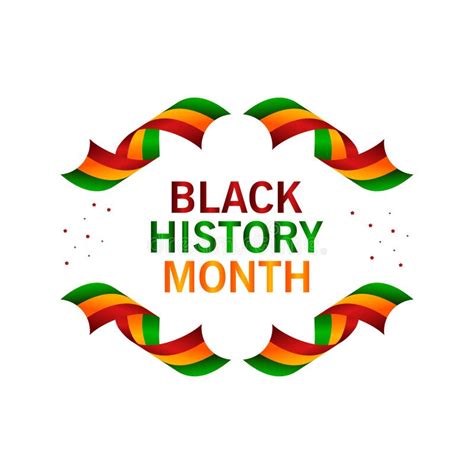 Black History Month Vector Design for Banner Print and Greeting ...