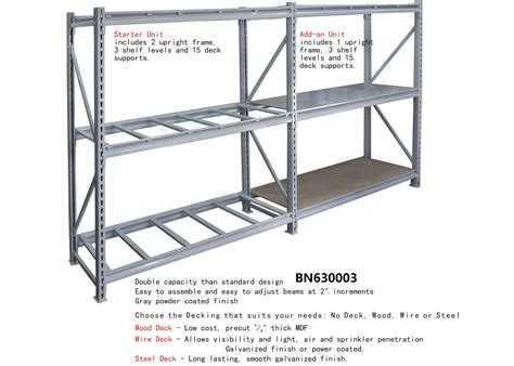 Extra Heavy Duty Steel Storage Racks Metal Basement Shelving 3800 ...