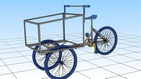 Tricycle Cargo Bike, Blueprints, Open Source Hardware, DIY - YouTube