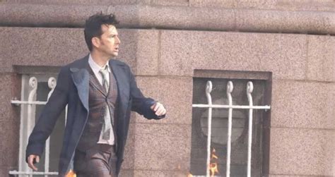 David Tennant returns to the Doctor Who set for 60th Anniversary