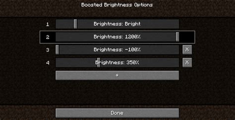 Download Boosted Brightness - Minecraft Mods & Modpacks - CurseForge