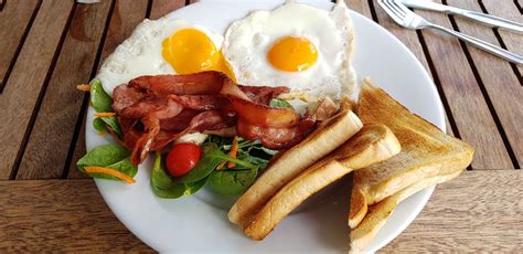 Free stock photo of bacon, eggs, toast