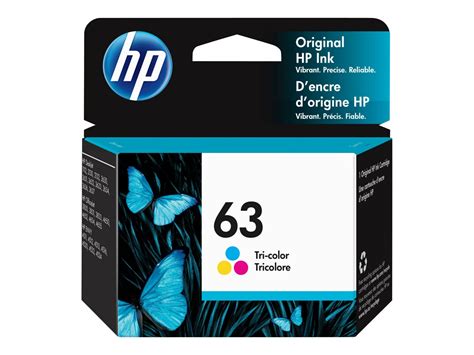 HP 63 - color (cyan, magenta, yellow) - original - ink cartridge ...