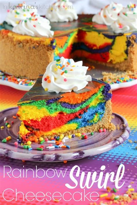 Rainbow Cheesecake Recipe | In Katrina's Kitchen