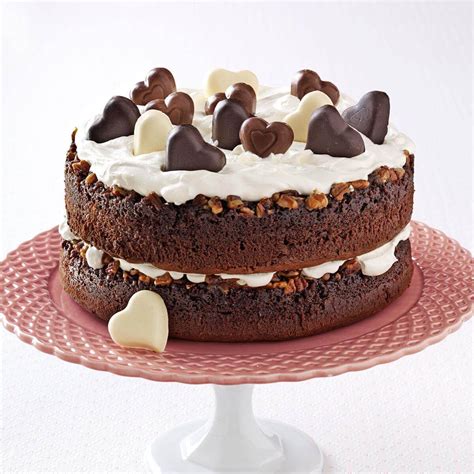 Chocolate-Praline Layer Cake Recipe | Taste of Home