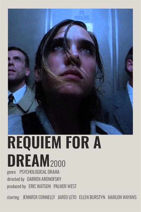 Requiem For A Dream by cari | Indie movie posters, Movie posters minimalist, Cult movies