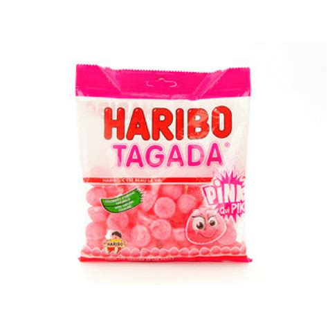 Haribo Tagada Pink Strawberry Gummy Candy 3.5 oz. (100g) | $3.02