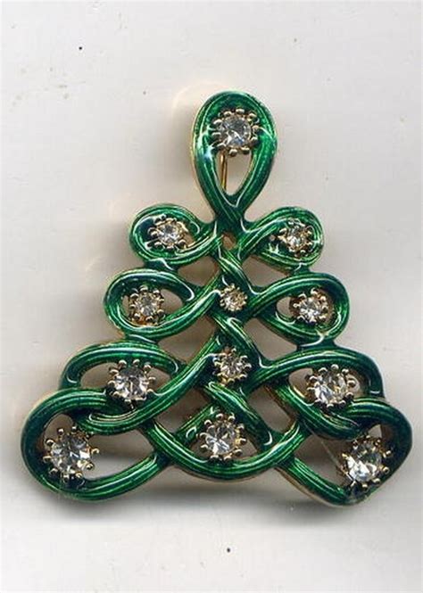 Christmas Tree Brooches