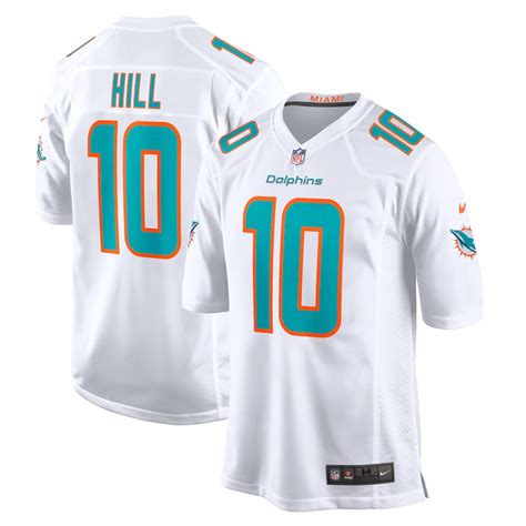 Men's Miami Dolphins Tyreek Hill Nike White Game Jersey