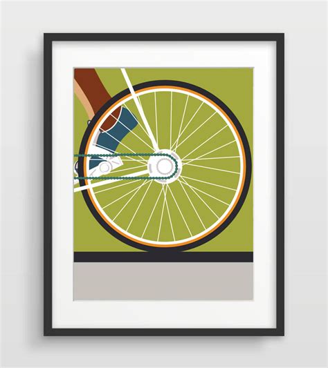 Bike Printable Art, Biking Artwork, Cycling Wall Decor, Bicycle ...