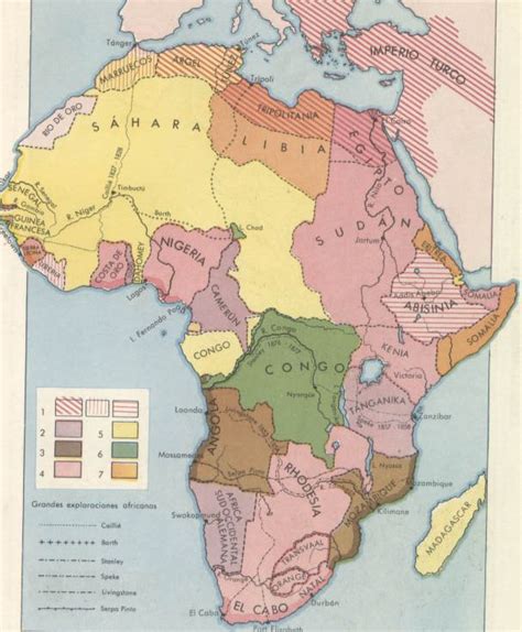 Napoleon Life: Map of the French colonies in Africa (yellow):Like in ...