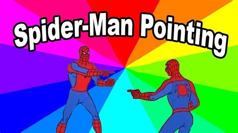 Spider-Man Pointing At Spider Man Meme - Which spiderman is real and ...