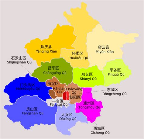 China Districts - Main Roads, Stations, Airports | China Checkup