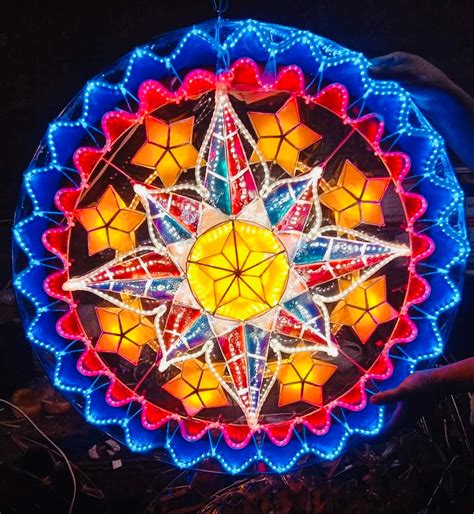 Christmas Parol / Lantern “Philippine Flag 1” Inspired LED lights (24 ...