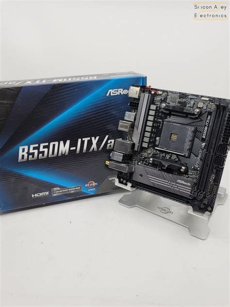 ASRock B550M-ITX/ac AMD AM4 ITX Motherboard - Silicon Alley Electronics