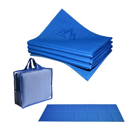 KHATALAND YoFoMat - Best Travel Yoga Mat, Extra Long 72-inch, Foldable to 12"x10"x3", Free From ...