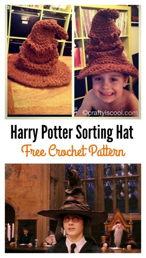 Adorable Harry Potter Sorting Hat Free Crochet Pattern | Harry potter ...