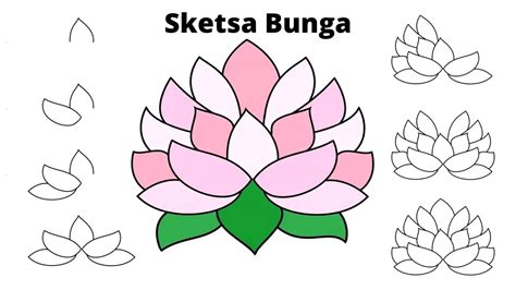 Sketsa Bunga Sakura