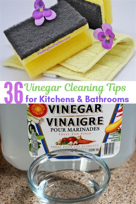 36 Vinegar Cleaning Tips for Kitchen and Bathroom