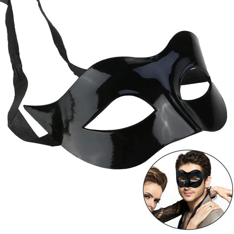 Men Women Masquerade Costume Venetian Masquerade Mask Villain Eye Mask ...