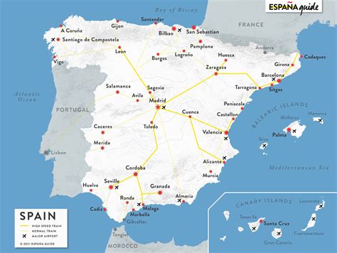 Mapa de España (2024) | España Guide