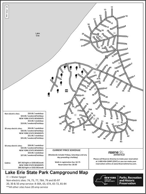 Lake Erie State Park Map – The World Map