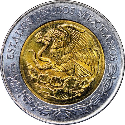 Mexico ESTADOS UNIDOS MEXICANOS 5 Pesos KM 605 Prices & Values | NGC