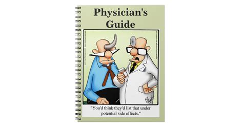 Funny Doctor's Humor Notebook | Zazzle