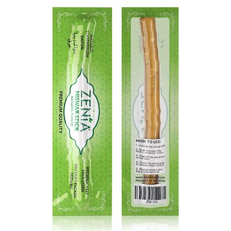 Zenia Sewak Natural Miswak Traditional Toothbrush Stick Vacuum Sealed – Zenia Herbal