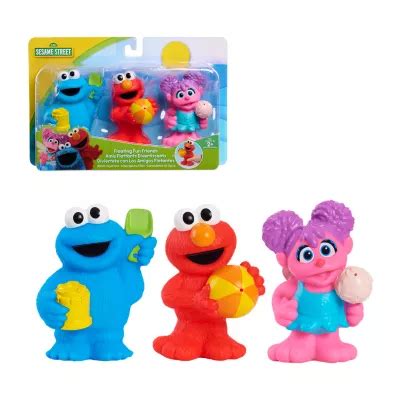 Sesame Street Bath Toys 3pk - JCPenney