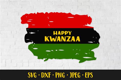 Kwanzaa SVG. Distressed Kwanzaa Flag Graphic by LaBelezoka · Creative ...