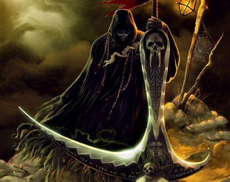 Grim Reaper, Skull, Fantasy art Wallpapers HD / Desktop and Mobile ...