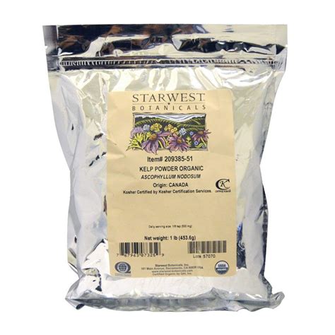 Canadian Sun-dried Kelp Powder (454g)