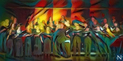 Choir Painting at PaintingValley.com | Explore collection of Choir Painting