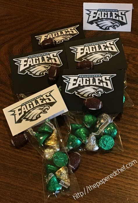 Super Bowl Football Party Favors - Go Eagles! - The Papered Chef