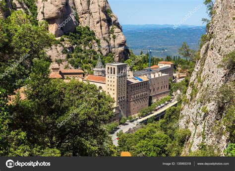 Santa Maria de Montserrat abbey — Stock Photo © bloodua #135993318