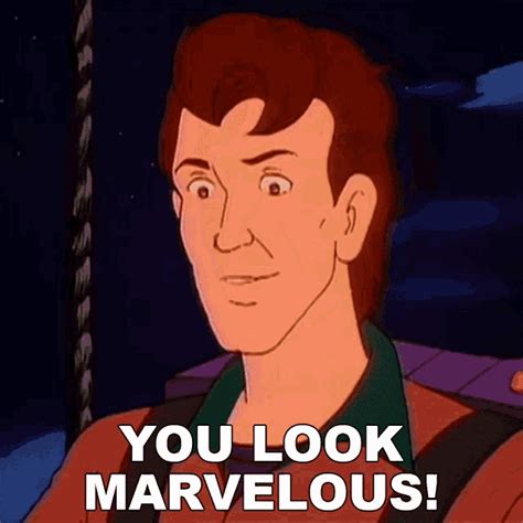 Animated Ghostbusters Dr. Peter Venkman You Look Marvelous GIF | GIFDB.com