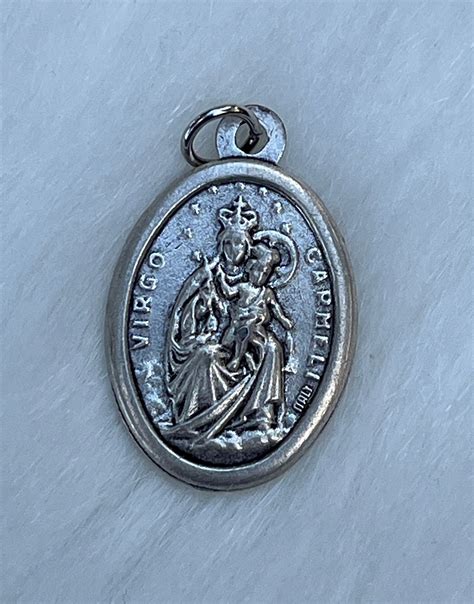 Sacred Heart of Jesus Medal Catholic Gift Silver Oxidized - Etsy