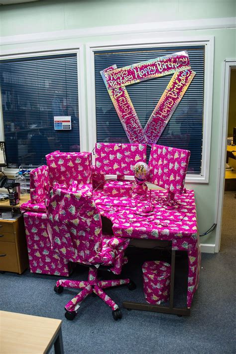 This is how we roll at TBTA on birthdays! #pranks #giftideas ...