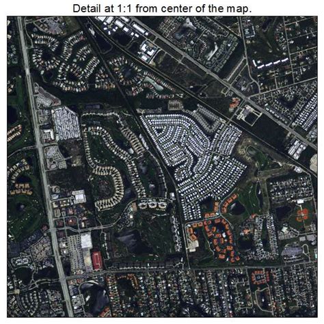 Aerial Photography Map of Bonita Springs, FL Florida