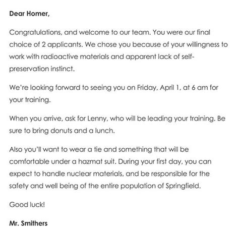 Welcome Aboard New Employee Letter